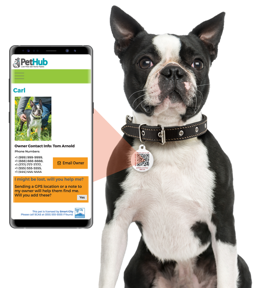 PetHub QR ID Pet Tag - Escape Artist